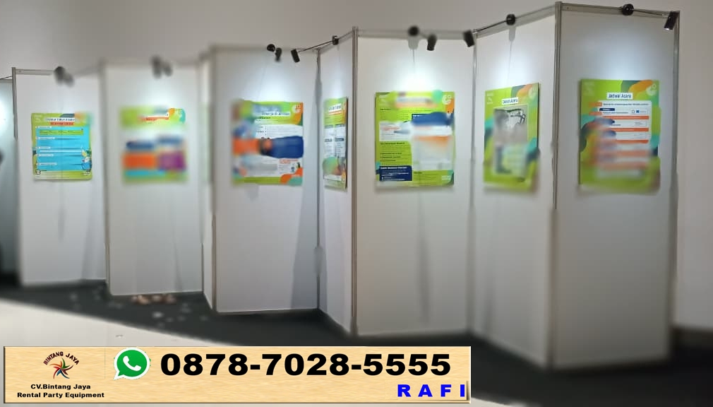 Tempat Sewa Partisi Zig Zag Plus Lampu Di Jakarta