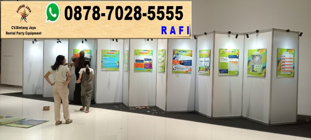 Tempat Sewa Partisi Zig Zag Plus Lampu Di Jakarta