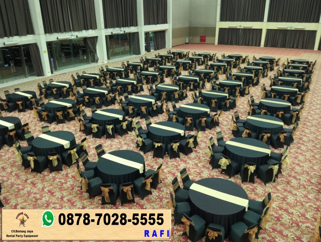 Sewa Meja Round Table Event Ecovension Ancol