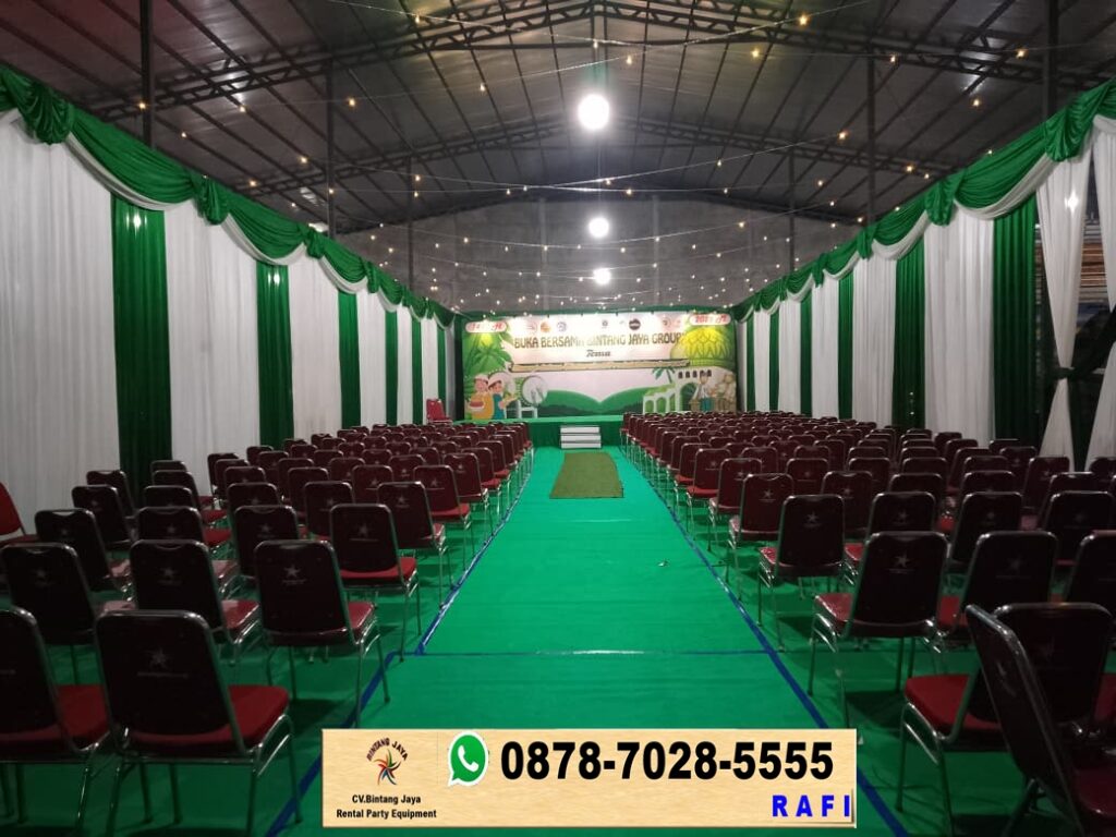 Layanan Sewa Panggung Plus Backdrop Dan Futura Polos Jakarta