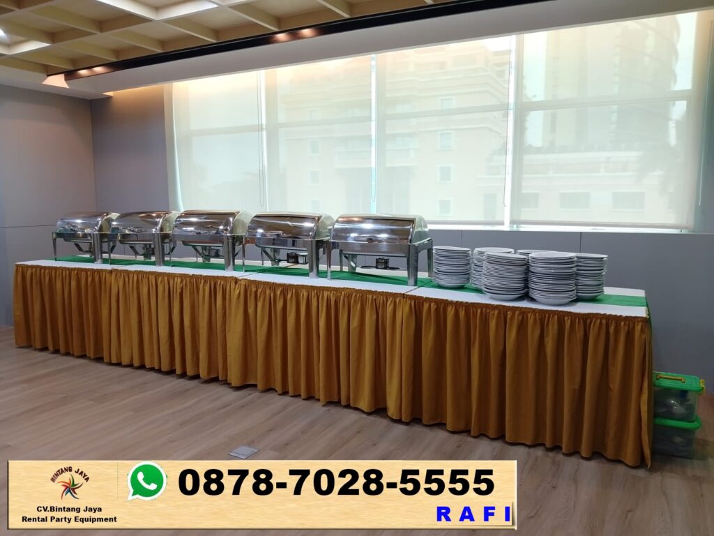 Jasa Sewa Meja Kotak Dan Alat Prasmanan Bekasi