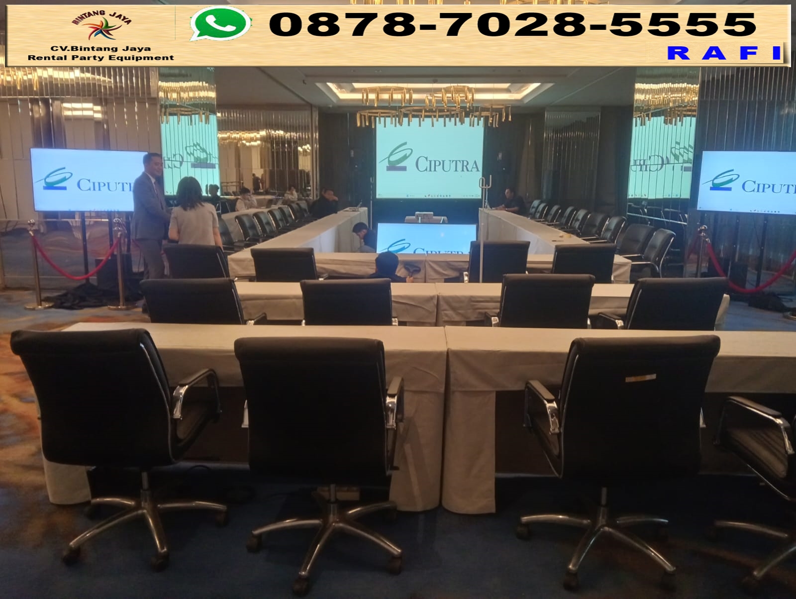 Rental Sewa Kursi Direktur Event Di Raffles Hotel