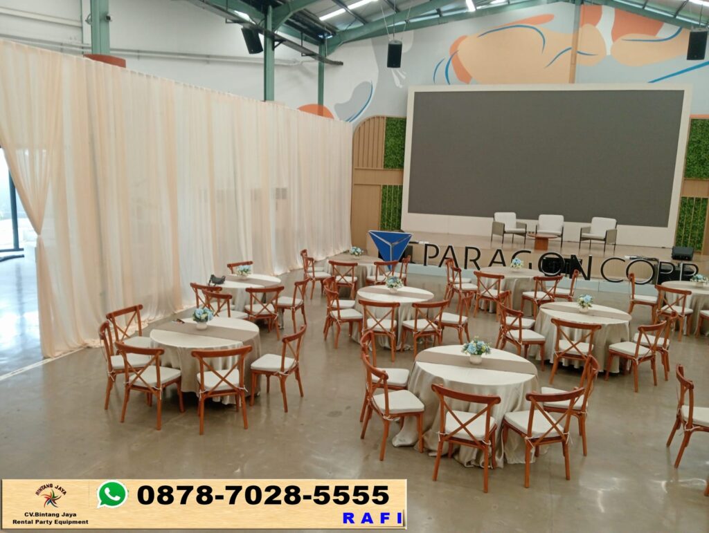 Jasa Sewa Kursi Silang Atau Cross Back Chairs Area Jakarta