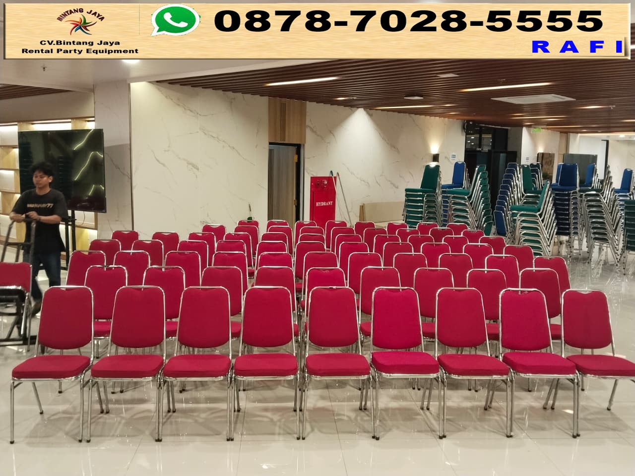 Kursi Futura Polos - Sewa Murah Di Bekasi