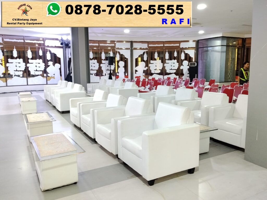 Pusat Sewa Sofa Putih Bersih Area Bogor