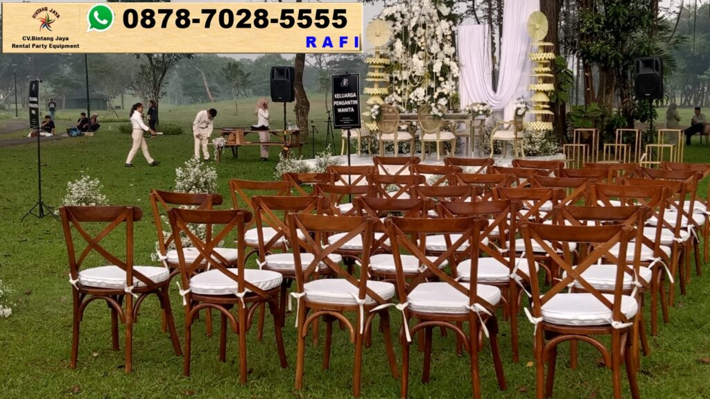 Rental Kursi Silang Cross Brace Area Depok