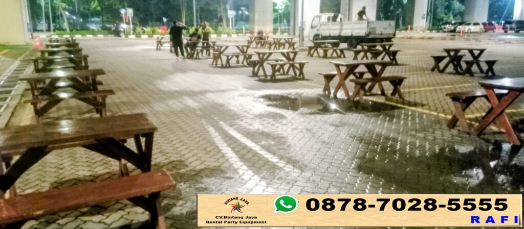 Rental Meja kursi Taman Event Di MRT MMC Kelapa Gading