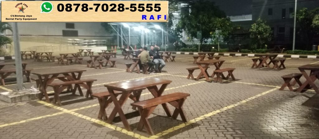Rental Meja kursi Taman Event Di MRT MMC Kelapa Gading