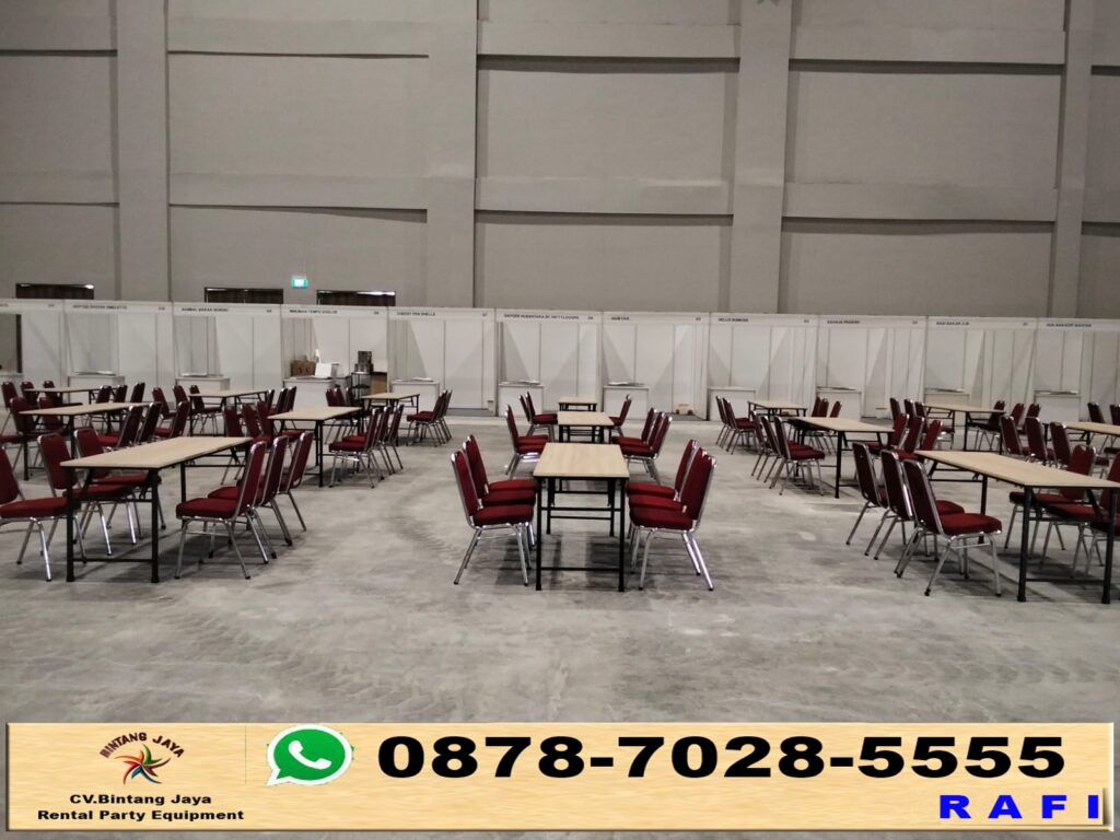 Sewa Kursi Dan Meja Kotak HPL Area PIK 2