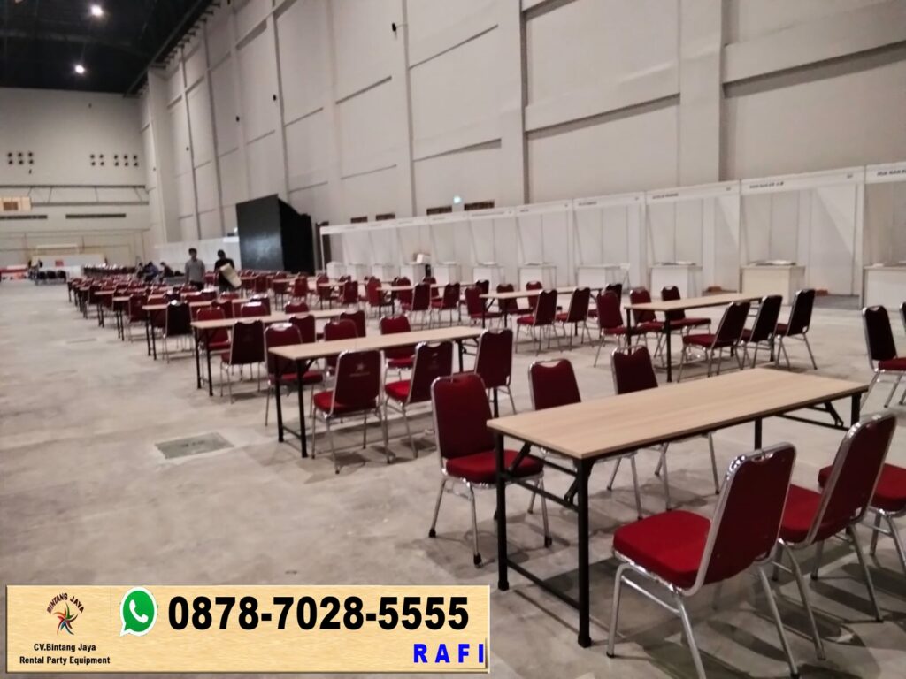 Sewa Kursi Dan Meja Kotak HPL Area PIK 2