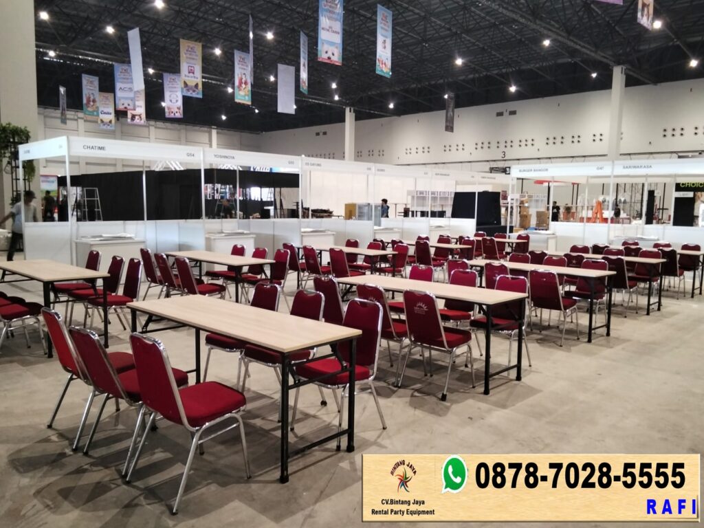 Sewa Kursi Dan Meja Kotak HPL Area PIK 2