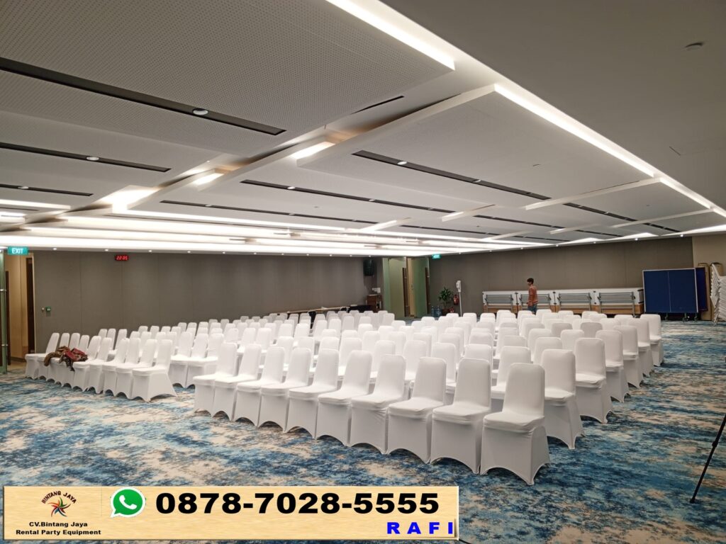 Sewa Kursi Event Sarung Kursi Ketat Putih Sudirman Center Jakarta