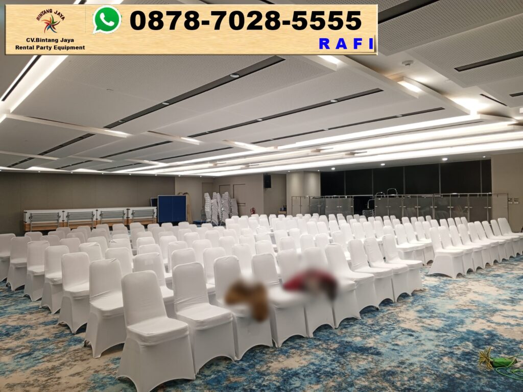 Sewa Kursi Event Sarung Kursi Ketat Putih Sudirman Center Jakarta