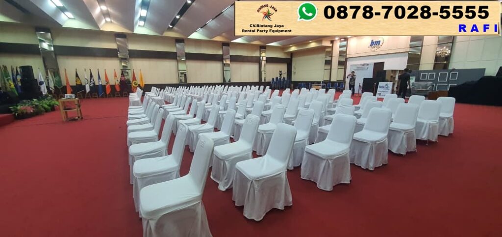 Sewa Kursi Set Meja Dan Tiang Bendera Event Universitas Bunda Mulia