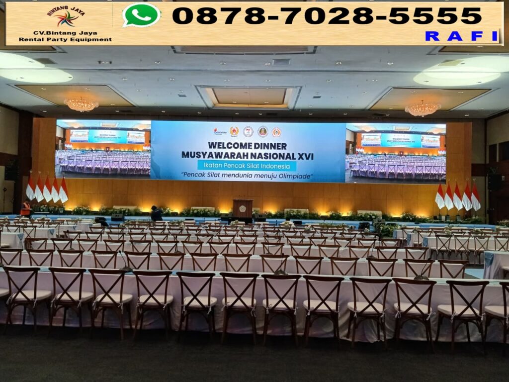 Sewa Meja Kursi Di Jakarta - Meja Kotak Dan Kursi Cross Back