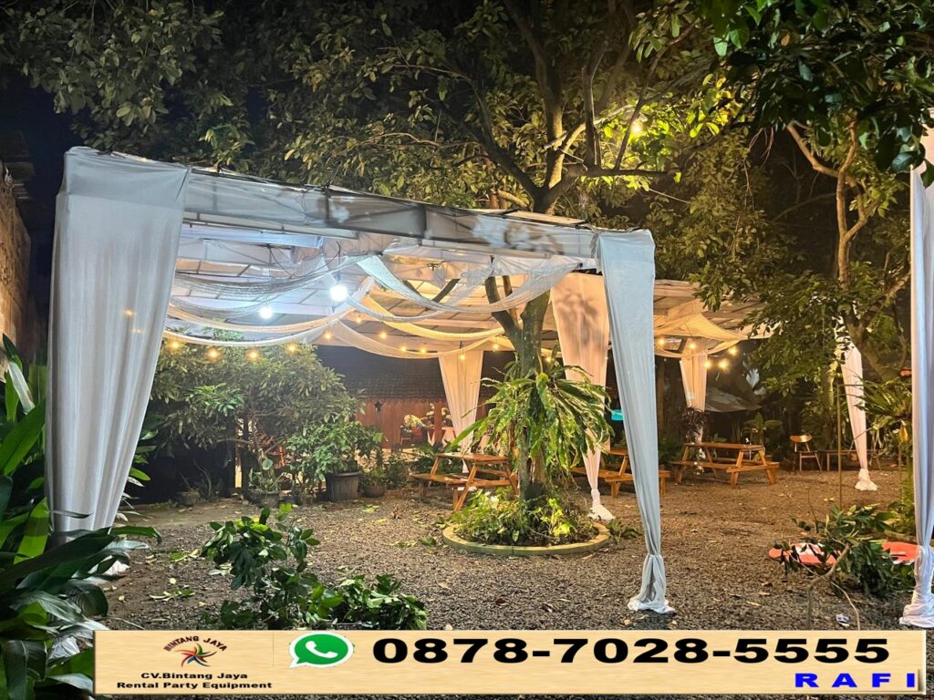 Sewa Tenda - Tenda Transparan Event Di Pawon Ayoe Dine And Brew Tangsel