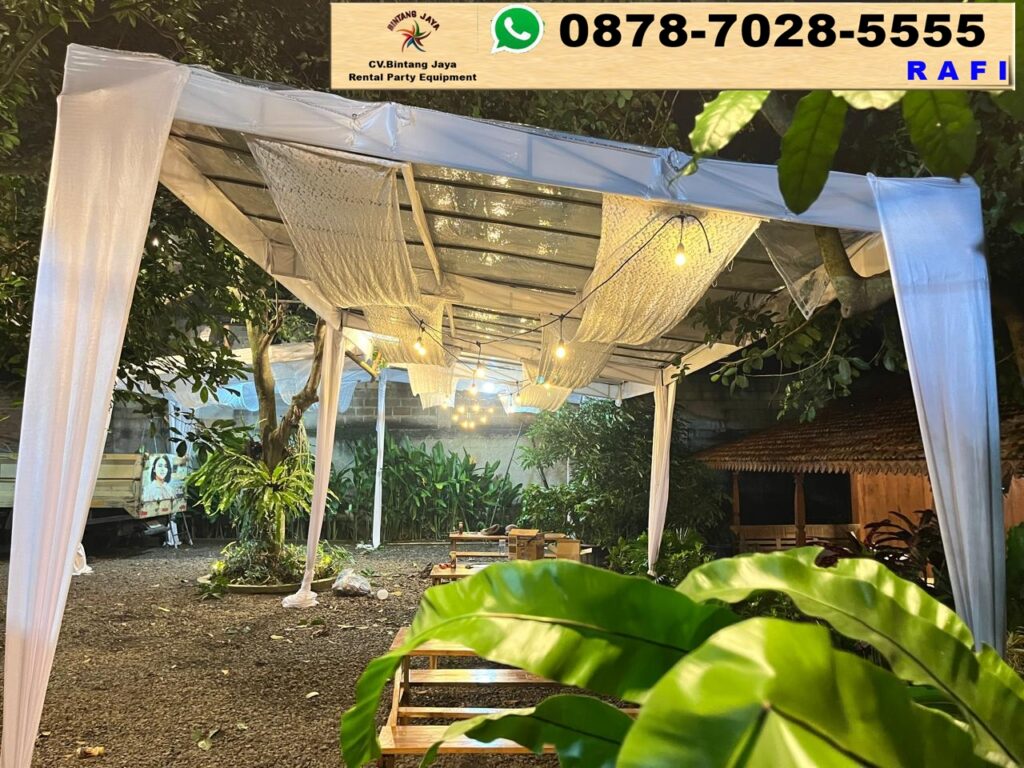 Sewa Tenda - Tenda Transparan Event Di Pawon Ayoe Dine And Brew Tangsel