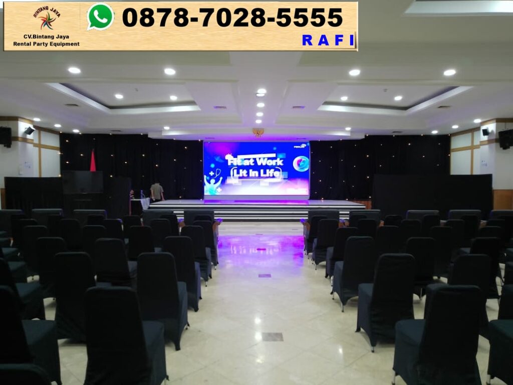 Rental Black Curtain Dan Lampu Starlight Di Peruri Karawang Timur