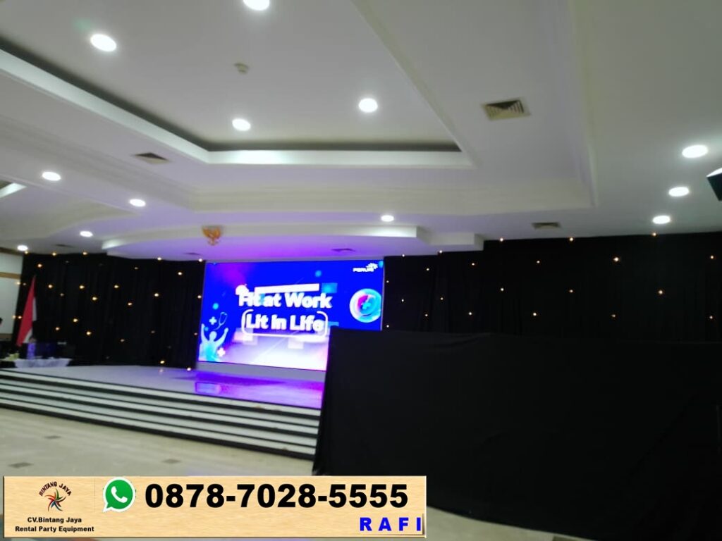 Rental Black Curtain Dan Lampu Starlight Di Peruri Karawang Timur