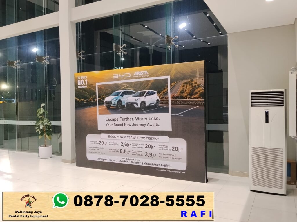 Jasa Sewa Backdrop Event BYD Kelapa Gading