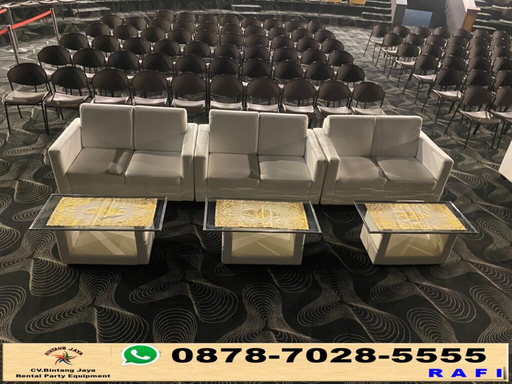 Jasa Sewa Sofa Double Plus Meja Di Balai Sarbini Jakarta