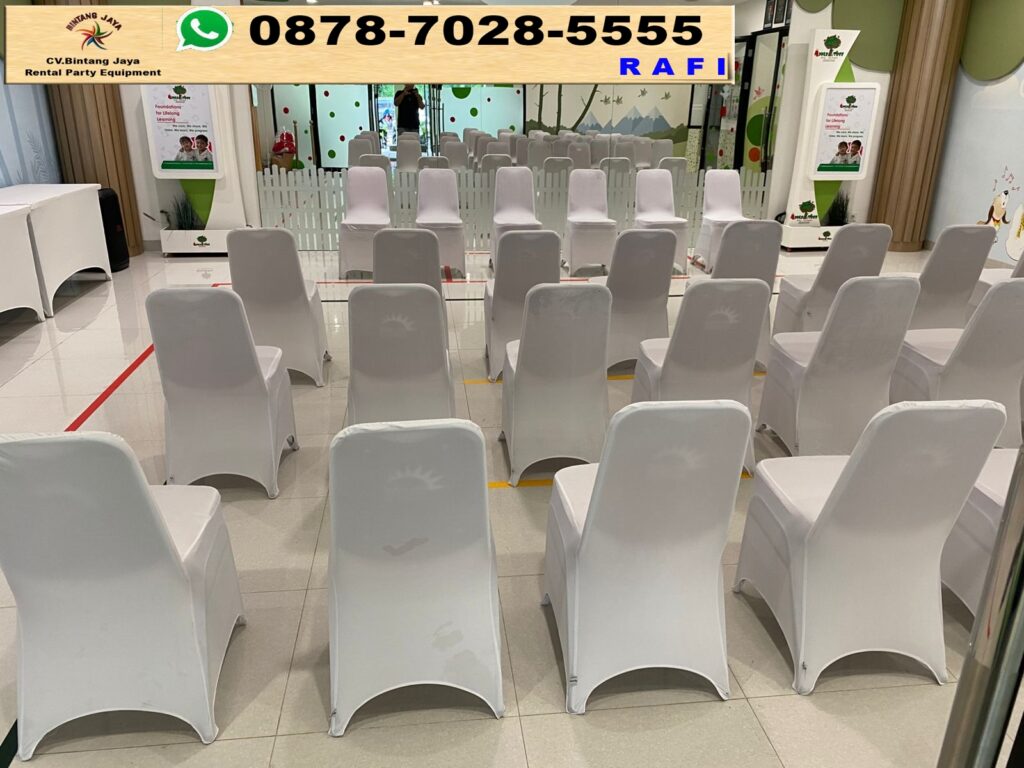 Melayani Sewa Futura Sarung Kursi Putih Depok