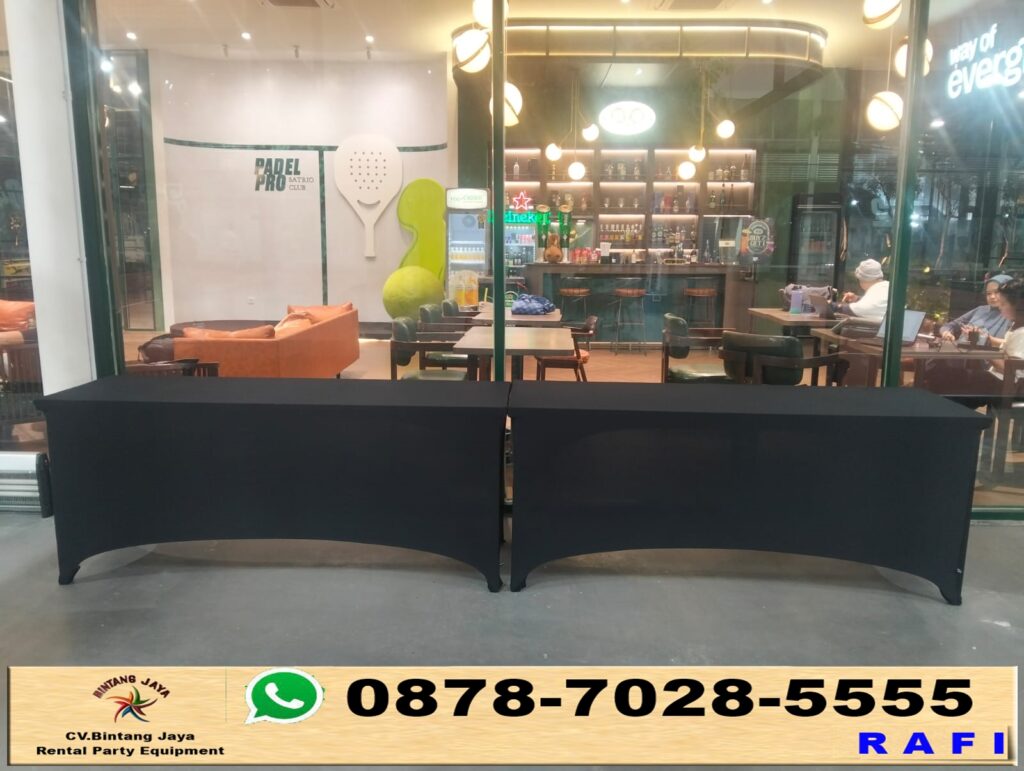 Sewa Meja Ibm Dan Kursi Puff Hitam Jakarta