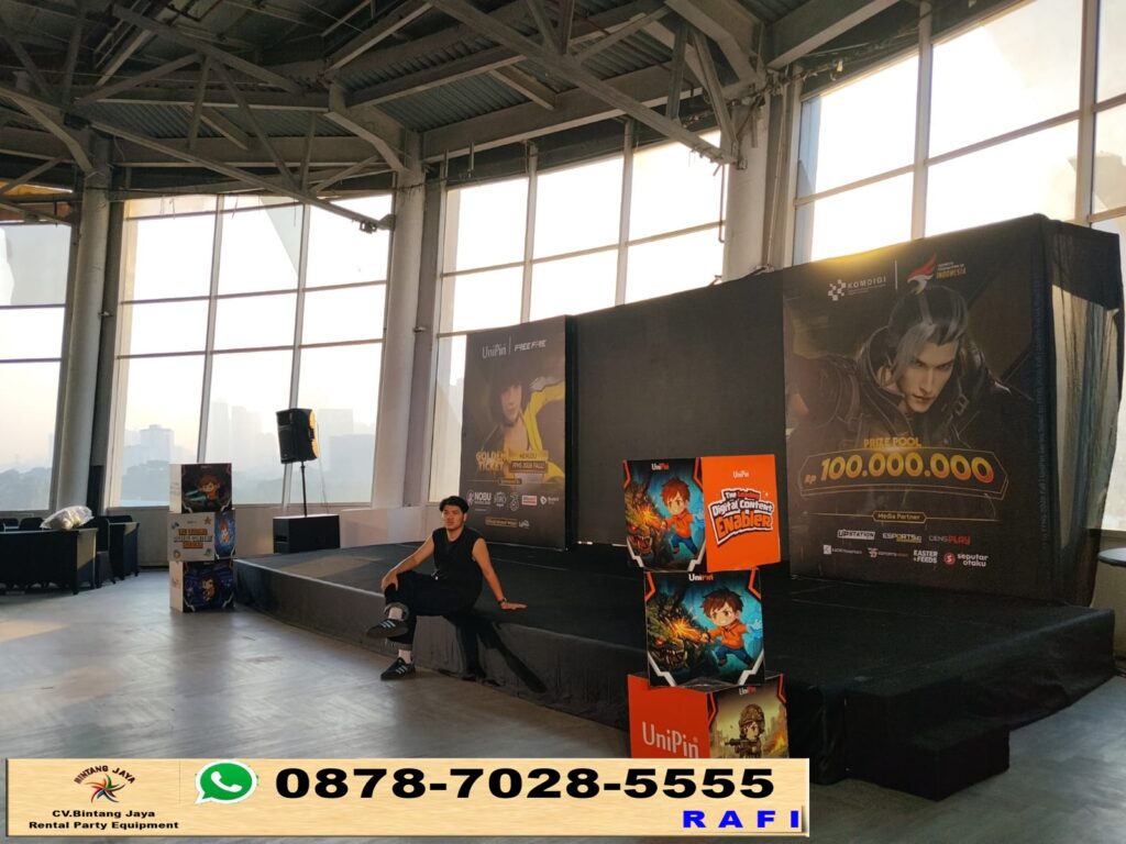 Sewa Panggung, Meja IBM Dan Tenda Sarnafil Rawalumbu Bekasi