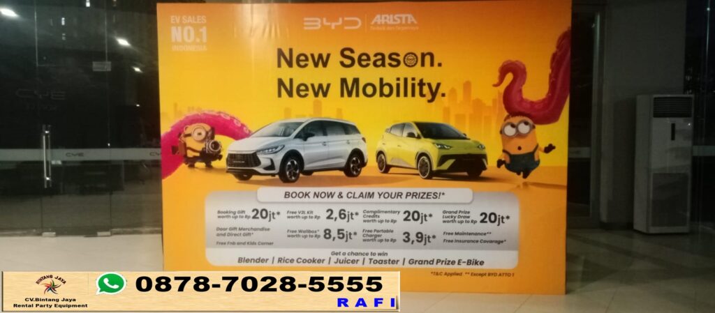 Rental Sewa Backdrop Event BYD Jakarta
