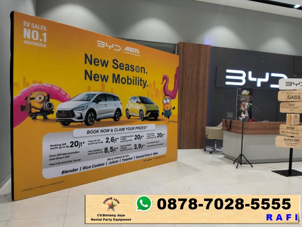 Rental Sewa Backdrop Event BYD Jakarta