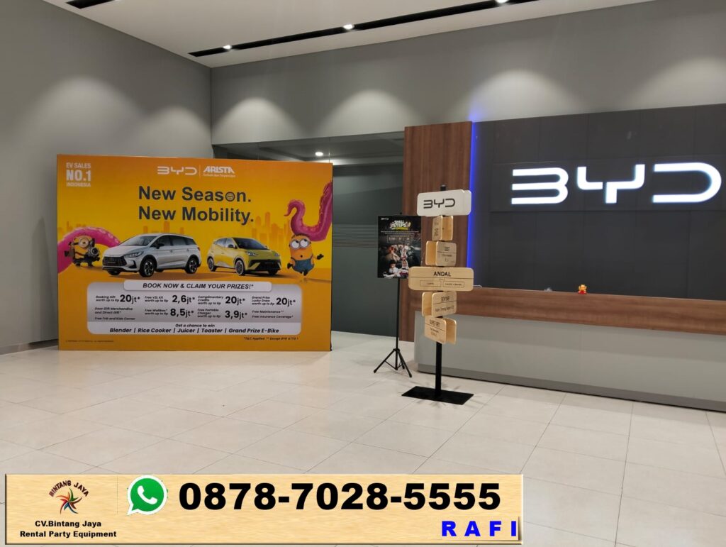 Rental Sewa Backdrop Event BYD Jakarta