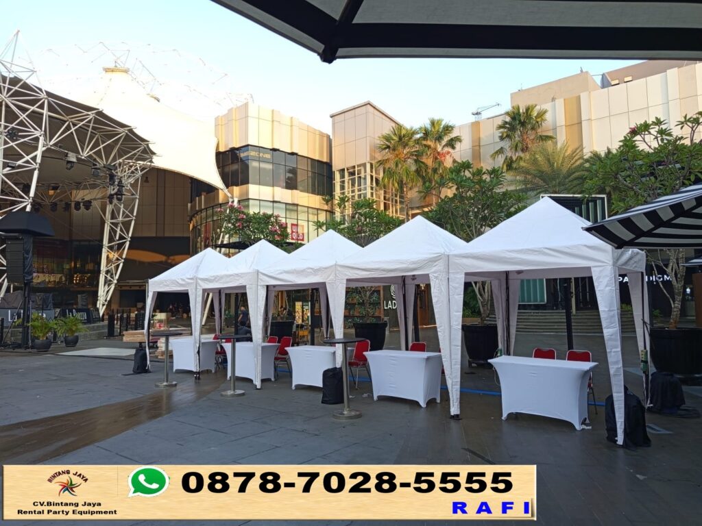 Rental Tenda Bazar Putih Jakarta