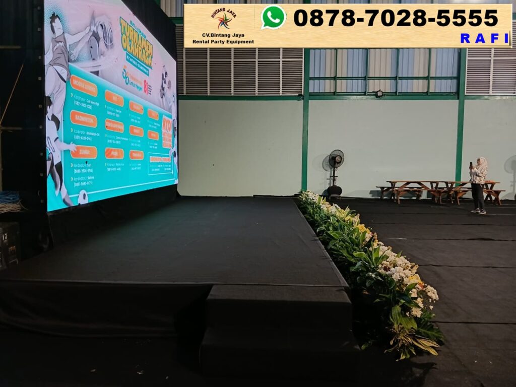 Rental Tirai Hitam, Misty Cool, Panggung Dan Meja Taman Bandung
