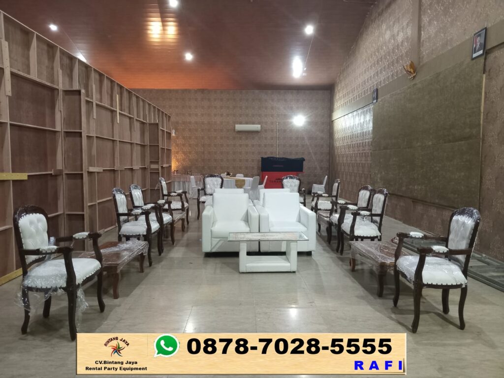 Sewa Arm Chairs VIP Event Menara Bappenas JL.HR Rasuna Said