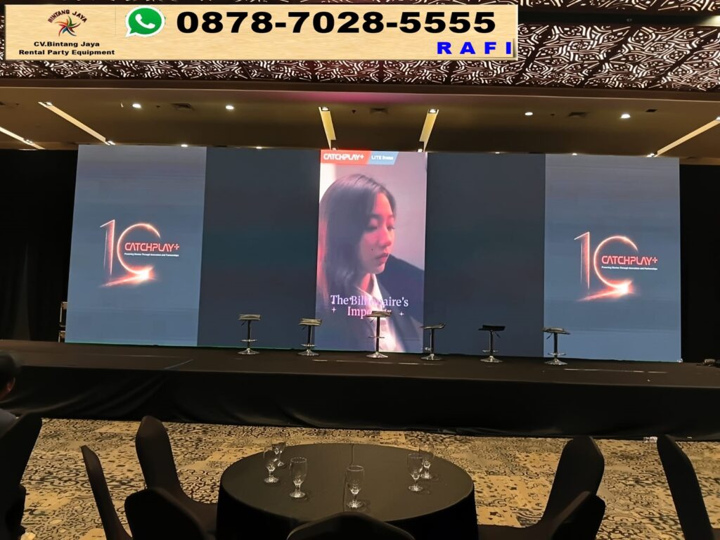 Sewa Barstool, Karpet Dan Black Curtain Jakarta