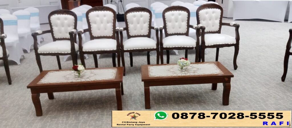 Sewa Kursi Arm Chairs Atau Kursi Vip Kayu Jakarta