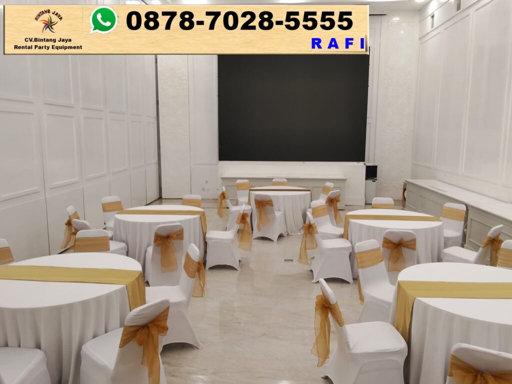 Sewa Meja Bulat Event Kino Tower Alam Sutra Jakarta