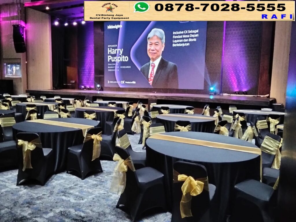 Sewa Meja Bundar Set Kursi Event Kuningan Jaksel