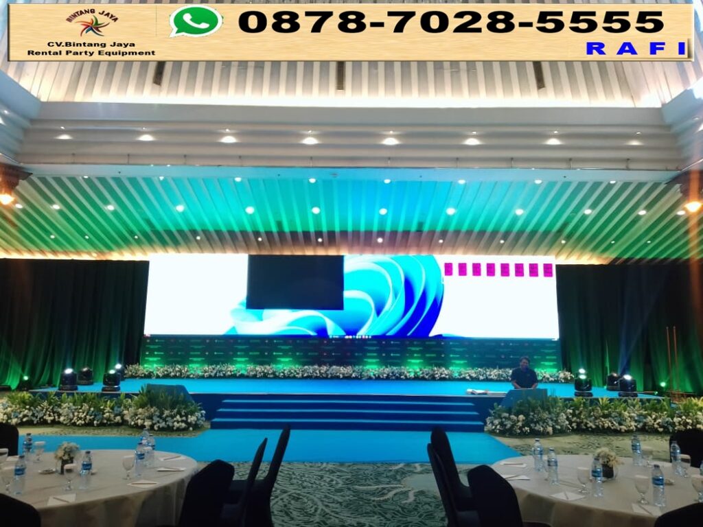 Sewa Panggung Karpet Buana Biru & Tangga Event Grand Sahid Jaya Sudirman Jakarta