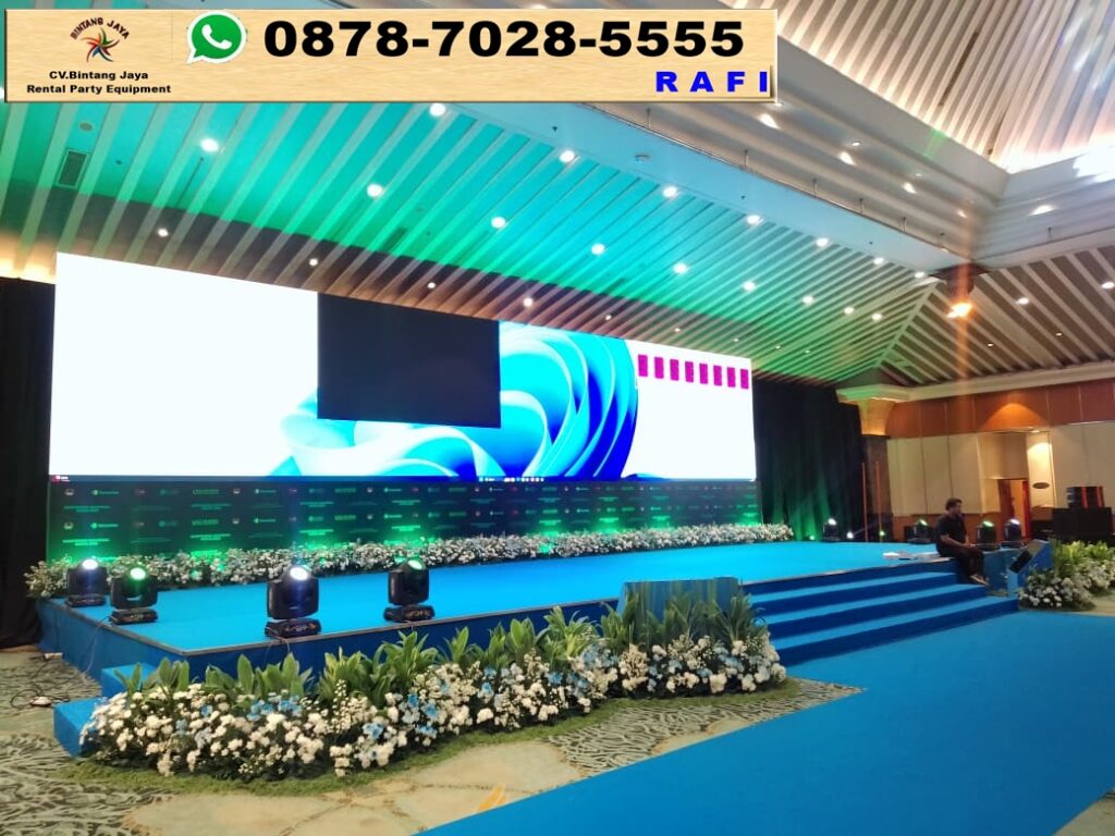 Sewa Panggung Karpet Buana Biru & Tangga Event Grand Sahid Jaya Sudirman Jakarta