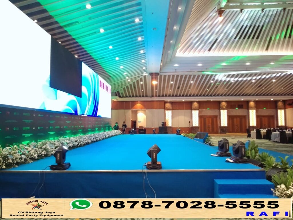 Sewa Panggung Karpet Buana Biru & Tangga Event Grand Sahid Jaya Sudirman Jakarta