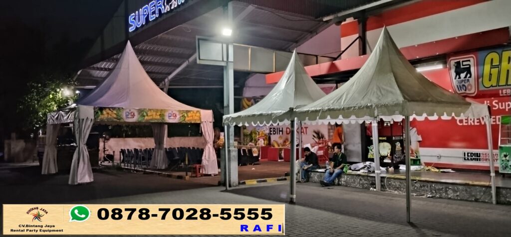 Sewa Tenda, Backdrop, Flooring Dan Kipas Misty Jakarta
