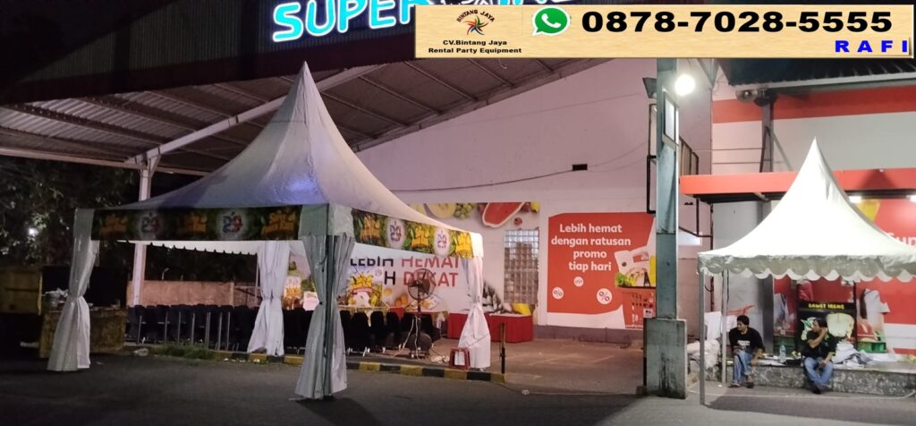 Sewa Tenda, Backdrop, Flooring Dan Kipas Misty Jakarta