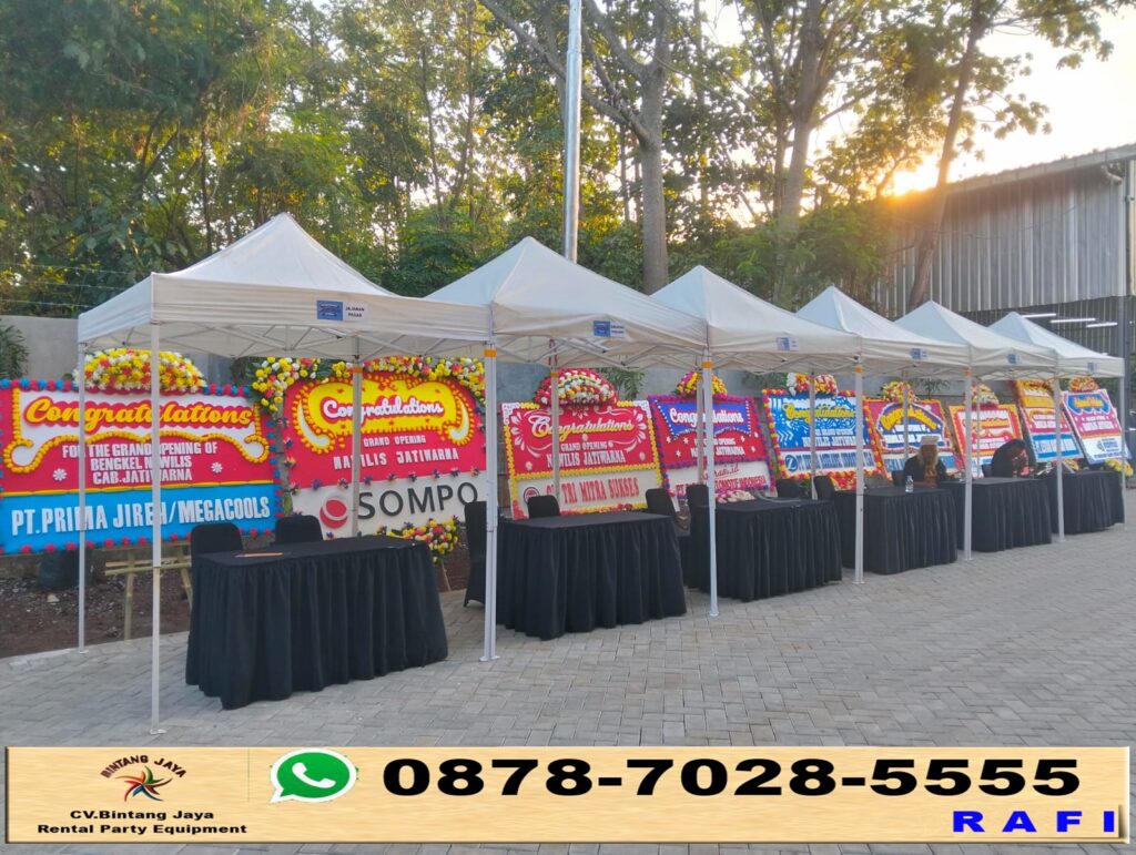 Sewa Tenda Bazar Serta Meja Kursi Taman Grogol