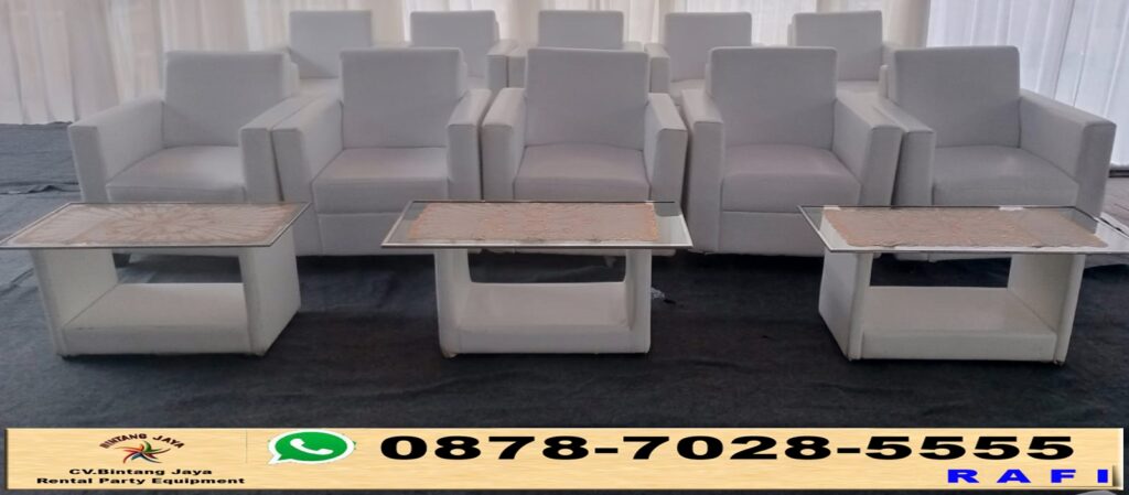 Vendor Sewa Sofa Kotak Lengkap Meja Kaca Event Mi Miftahul Ulum Yapim
