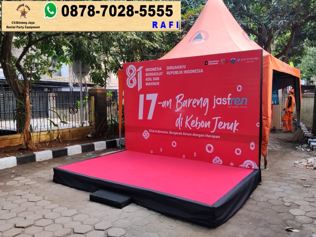 Paket Sewa Panggung Dan Backdrop Event Di Kebon Jerukg