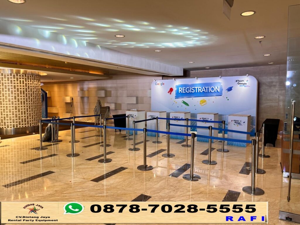 Rental Qline Atau Tiang Antrian Stainless Jakarta