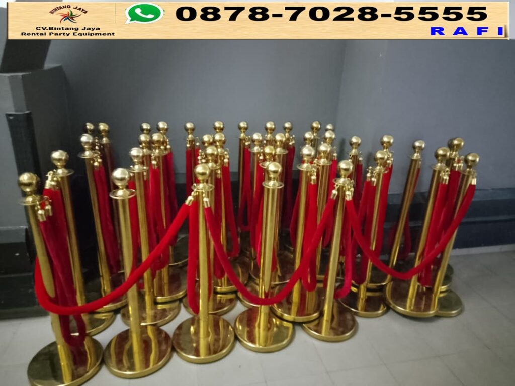 Rental Qline Atau Tiang Antrian Stainless Jakarta