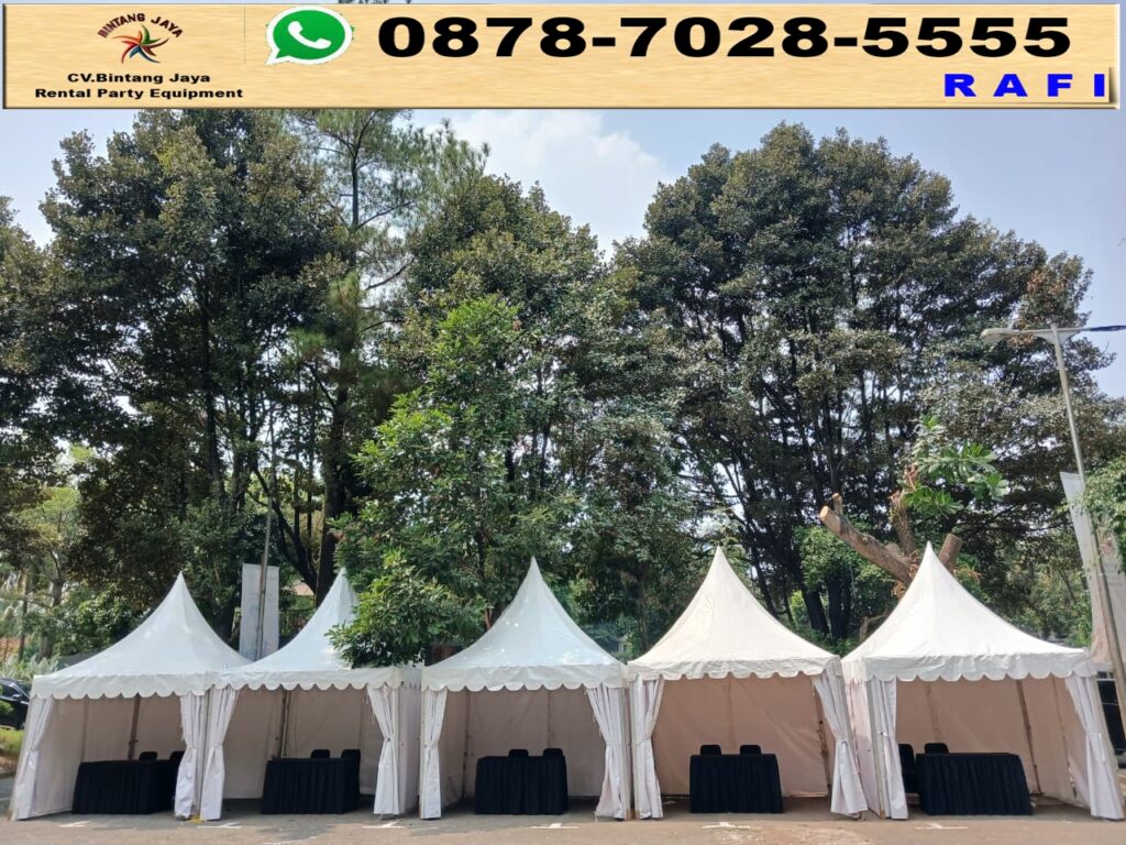Rental Tenda Kerucut Dan Kursi Meja Taman Jakarta 0878-7028-5555