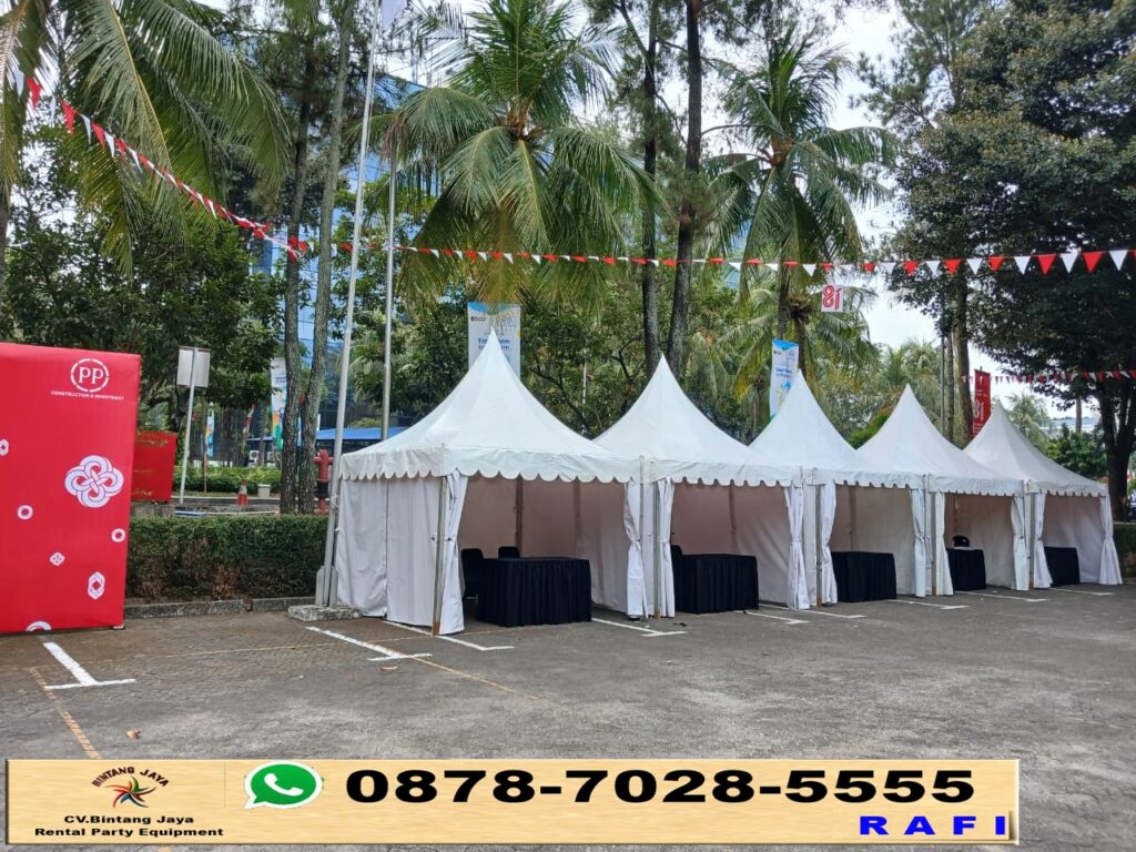 Rental Tenda Kerucut Dan Kursi Meja Taman Jakarta 0878-7028-5555